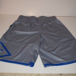 Under Armour Boy's Y Lg Basketball Grey Gym Shorts